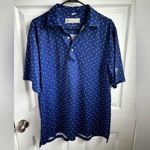 Donald Ross Men's Blue Polo Shirt